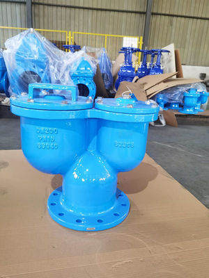 Flanged End Double Ball Air Valve Cast Iron Air Release Valve For Water Steam