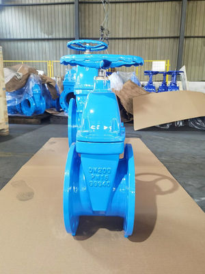 Soft Seat Din F4 Gate Valve For Water Tank Resilient Wedge With EPDM Gasket