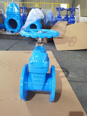 Non Rising Stem DIN 3352 Gate Valve Ductile Iron DN100