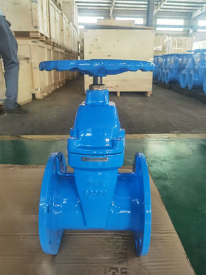 Pipeline Electric Ductile Iron Gate Valve 100mm Customized