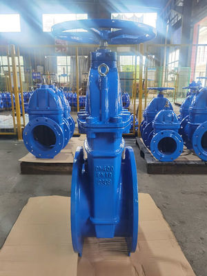 EN558-1 F4 Gate Valve CI DI PN10 PN16 Brass Nut Type