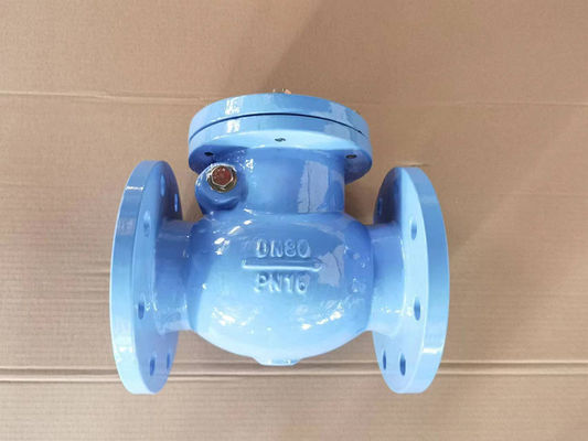 DN300 Cast Steel Check Valve With Counterweight 2''-12'' BS4504/ANSI B16.5/ JIS B2212
