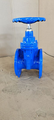 Horizontal Ductile Iron Soft Seat Gate Valve For Electric Actuator Operation ODM