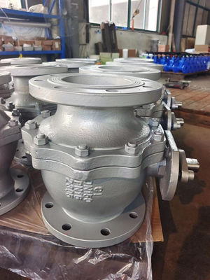 Industrial DI 6" Flanged Ball Valve For Pipeline DN150