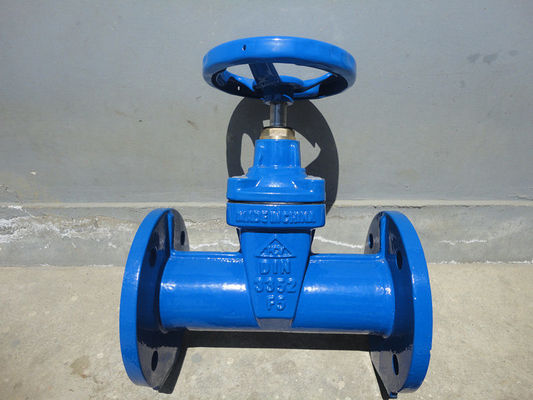 Din 3202 F5 CI 3" Flanged Gate Valves Rising Stem For Oil