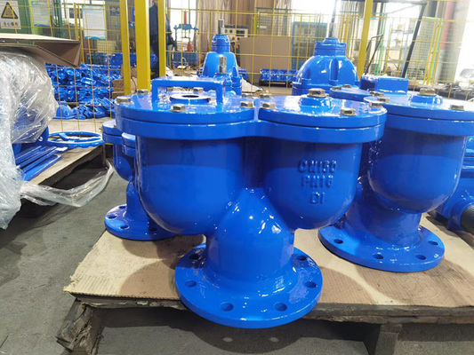 PN10 / PN16 Double Orifice Air Valve Essential For Industrial Applications