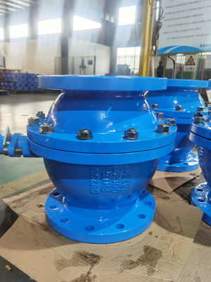 DN50 - DN300/2 -12 Ductile Iron Ball Valve With API 598 Test Standard And Sealing Options