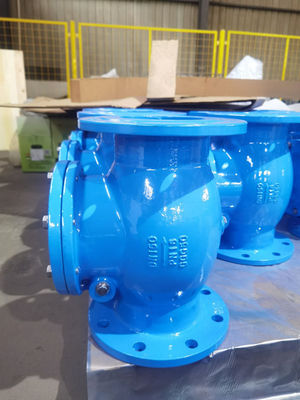 Temperature Range -20C-120C Swing Check Valve With Damper For Water / Steam / Oil/  Gas