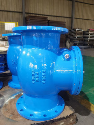 DIN3356 Cast Iron Check Valve EN1092 / BS4504 / ANSI B16.5 Design Standard JIS B2212