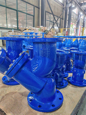 Sustainable PN10/ PN16/ 125LB/ 150LB Flanged Y Strainer Valve For Water