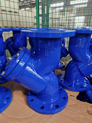 10K Flanged Y Strainer Valve For Water / Steam / Oil SS304 / SS316 Screen -20℃-120℃ Temperature Rating