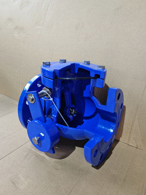 Metal Seat Swing Check Valve With Counter Weight DIN3356 Standard Cast Iron Valve