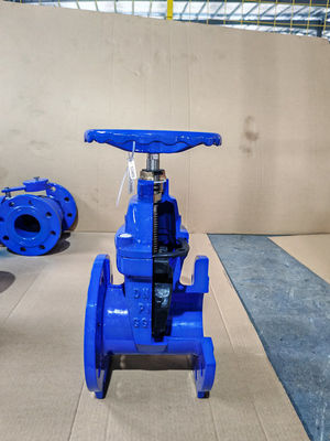 Soft Seated Flange DN50-DN800 F4 Gate Valve With EPDM Gasket And Fusion Bonded Epoxy Coating