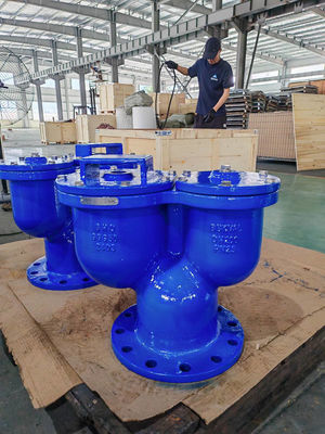 Flanged Double Orifice Air Valve Versatile For Water / Steam / Oil / Gas Applications