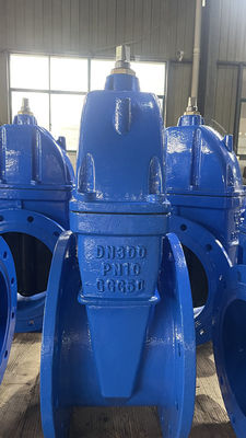 DIN3202-F4 Face to Face F4 Ductile Iron Gate Valve Brass Nut Type