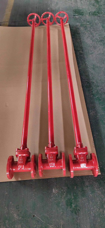 Ductile Iron Resilient Wedge DN50 Gate Valve F4 With Extend Spindle
