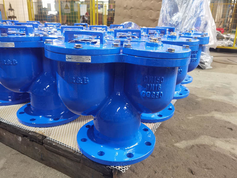 Flanged Double Ball Air Valve For High Temperature -20C-120C