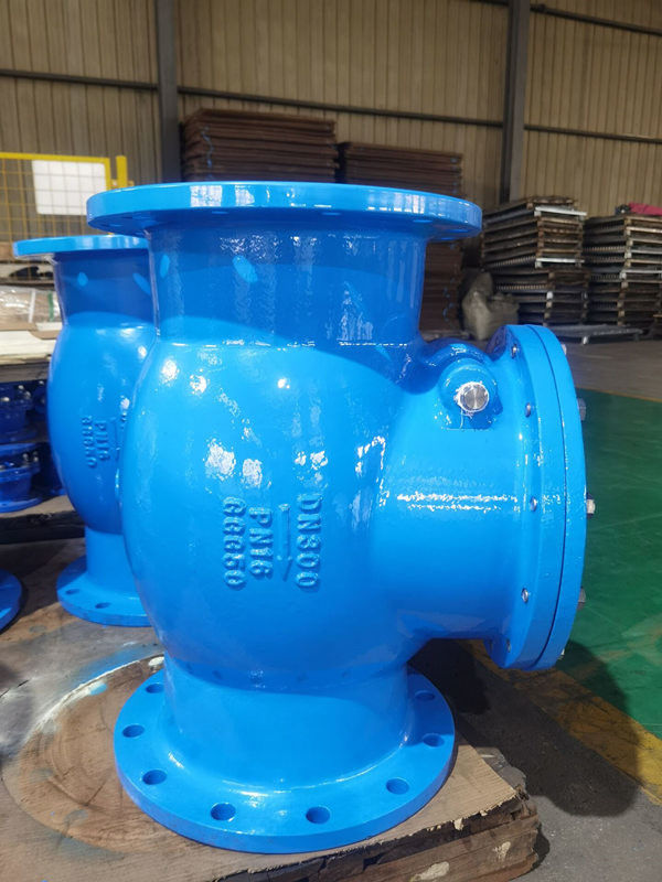DIN3356 Cast Iron Check Valve EN1092 / BS4504 / ANSI B16.5 Design Standard JIS B2212