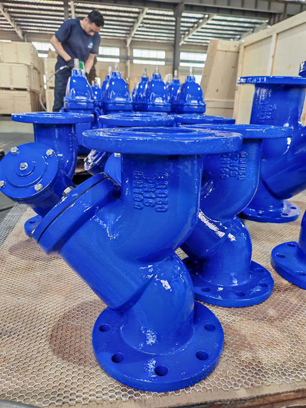 Flanged Cast Iron Y Strainer Valve For Water Steam Oil - SS304/SS316 Screen -20C-120C Temperature Rating